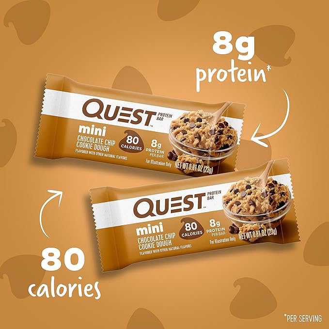 Quest Chocolate Lovers Protein Bar Variety Pack with Mini Cookie Dough Bars High Protein Gluten Free 12 + 14 Count