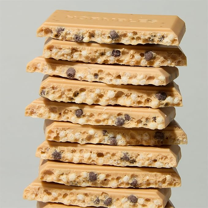 Hormbles Chormbles Protein Candy Bars Peanut Butter 10g Protein 0g Sugar 140 Calories Peanut Butter Candy With Cocoa Crunchy Pieces Sugar Free Snacks or Dessert 1.06 Oz 12 Pack