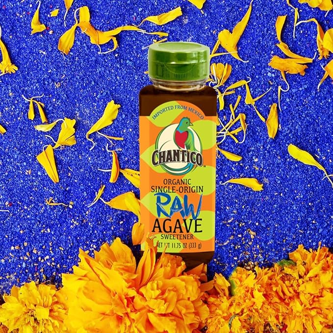 Chantico Agave Organic Sweetener (333g of each 4 pack Raw) Diabetes-friendly Easy addition to tea coffee and baked goods