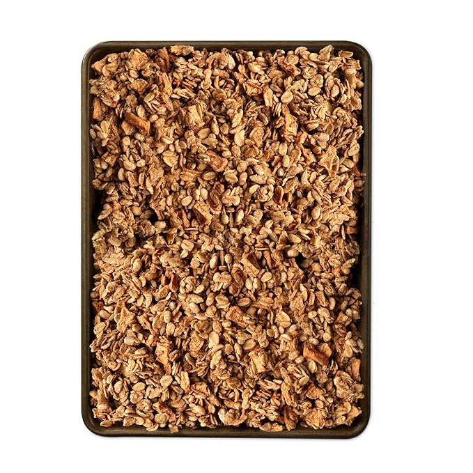 Grandy Organics Apple Crisp Granola 10 Pound Bulk Bag Certified Organic Gluten Free Non-GMO Kosher Plant Based Protein Granola