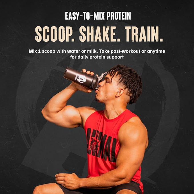 Animal 100% Whey Protein Powder – Whey Blend for Pre Workout or Post Workout Recovery or an Anytime Low Sugar Protein Boost Meal Replacement with BCAA Branched Chain Amino Acids – Vanilla 4 lb