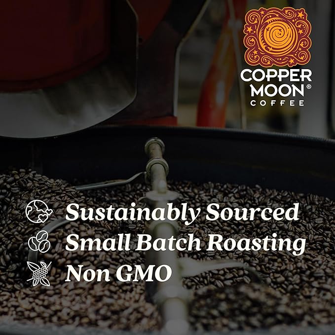 Copper Moon Ground Coffee Bean Me Up Blend Light Roast 3 Bags (12 oz. each)