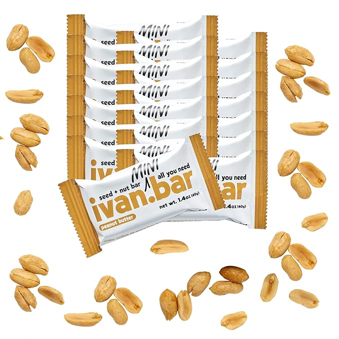 Protein Packed Energy Snack Bar | Provides Healthy Energy | Vegan All Natural Ingredients | Soy Dairy &amp Gluten Free (Peanut Butter - 15 Bars)