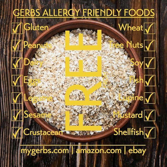 Gerbs Gluten-Free Instant Oats 4 lbs. | Carefully Sourced Resealable Bag | Smooth &amp Creamy Texture | Top 14 Allergen-Free