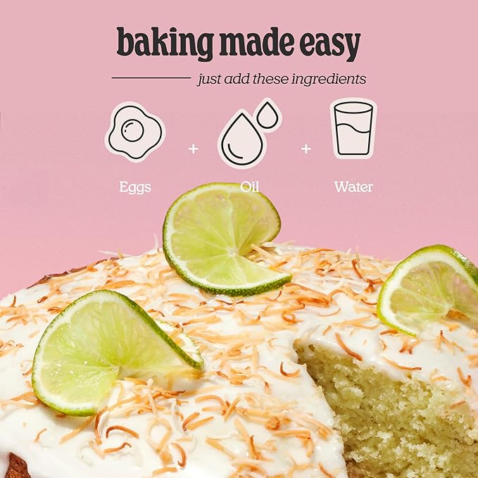 Cravings by Chrissy Teigen 9-Piece Bundle with 18 oz Coconut Key Lime Cake Mix (Pack of 3) 18.75 oz Banana Bread Mix (Pack of 3) &amp 12.1 oz Peanut Butter Oatmeal Brown Sugar Cookie Mix