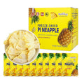 ONETANG Freeze-Dried Fruit Pineapple Chips 10 Pack Single-Serve Pack Non GMO Kosher No Add Sugar Gluten free Vegan Holiday Gifts Healthy Snack 0.35 Ounce