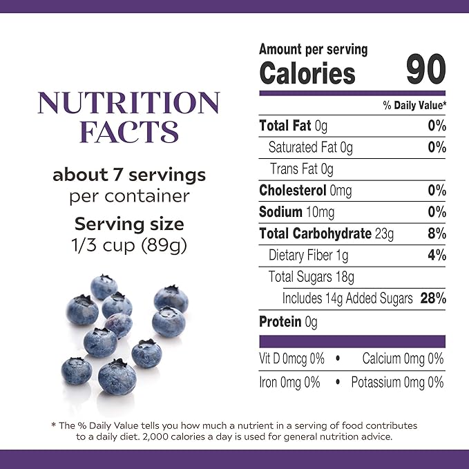 Duncan Hines Wilderness More Fruit Pie Filling &amp Topping Blueberry 21 Ounce (Pack of 12)