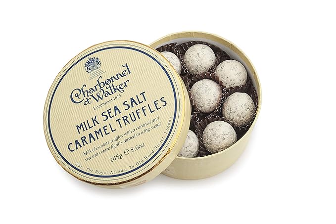 Charbonnel et Walker Milk Sea Salt Caramel Truffles 8.5 Ounce