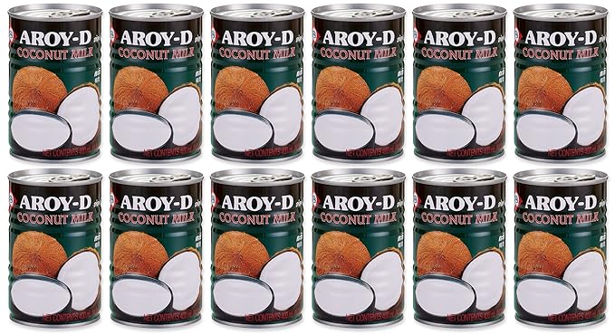 Aroy-D Coconut Milk 14 Fl Oz (Pack of 12)