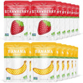 Nature's Turn Freeze-Dried Fruit Snacks Strawberry and Banana Crisps Pack of 24 (0.53 oz Each)