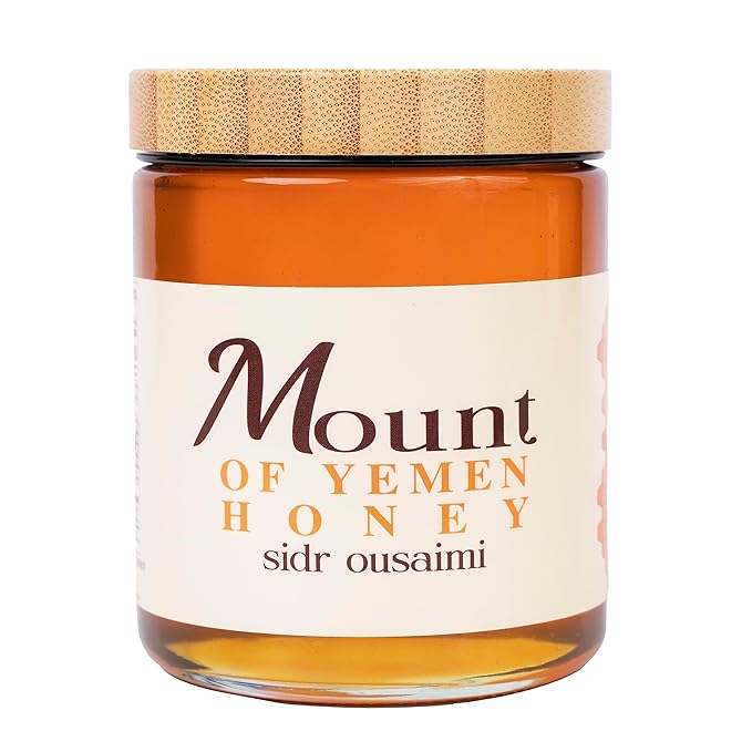 Authentic Yemen Ousaimi Sidr Honey |عسل سدر جبلي أصلي| Gluten Free Non GMO 100% Natural Raw Honey by Mount of Yemen