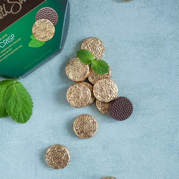 Elizabeth Shaw Mint Crisp Dark Chocolate (175g) - Pack of 2