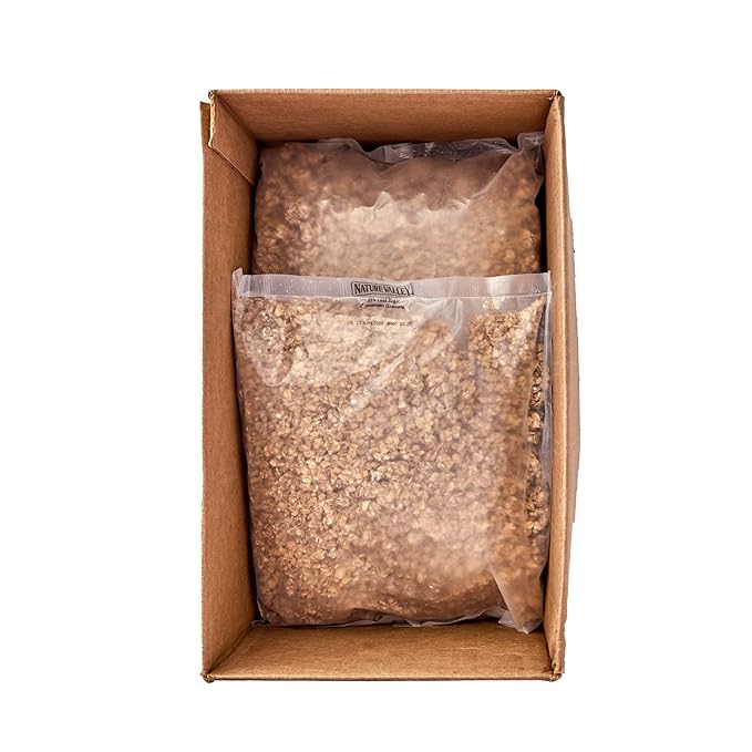 Nature Valley Cinnamon Granola 25% less sugar 50 oz (Pack of 4)