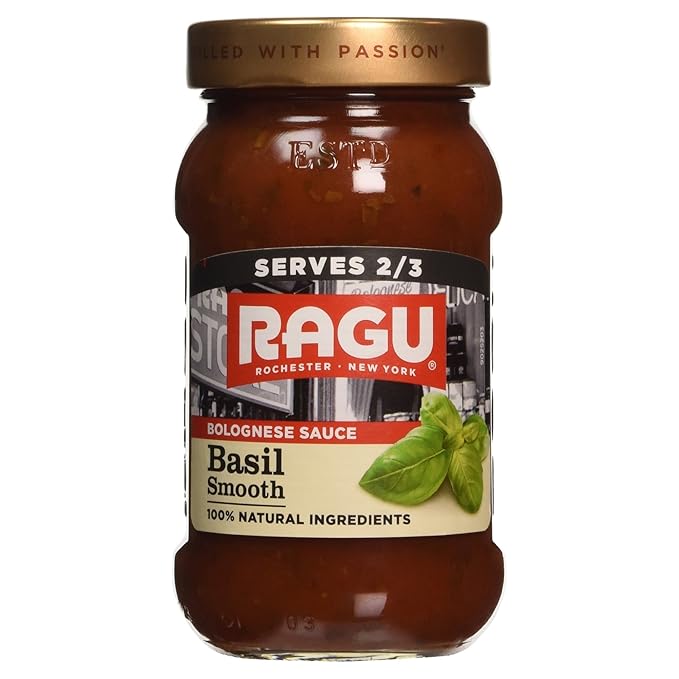 Ragu - Bolognese Sauce - Basil Smooth - 375g