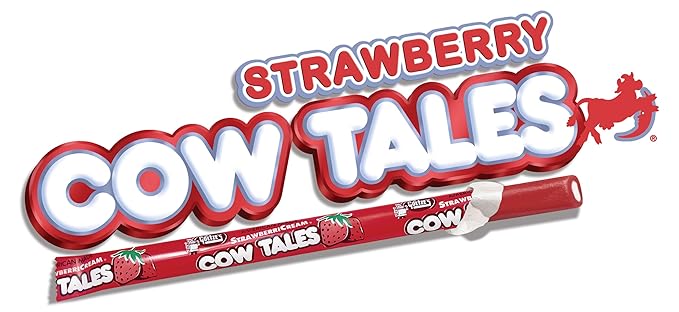 Goetze's Cow Tales Candy Tumbler Strawberry 100 Count