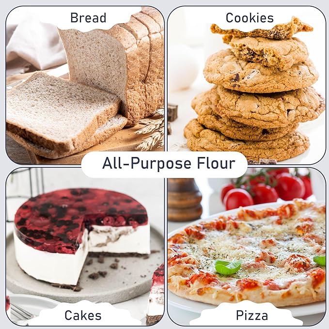 Great River Milling Lily White Organic All-Purpose Flour | Unbleached &amp Unbromated | Non-GMO Kosher | Ideal for Bread Cookies Cakes Pizza Dough &amp Everyday Baking | 25 Lb
