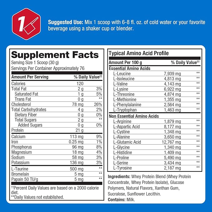ProLab Advanced Essential Whey Protein Powder Whey Concentrate &amp Isolate Blend 21g Protein BCAAs Digestive Enzymes Muscle Support &amp Recovery(Vanilla Donut)