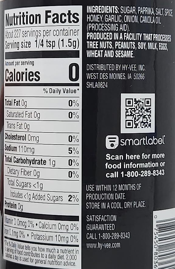 Barbecue Seasoning Chophouse Meats Bottle Spice Shaker (12oz Mildly Sweet and Spicy)