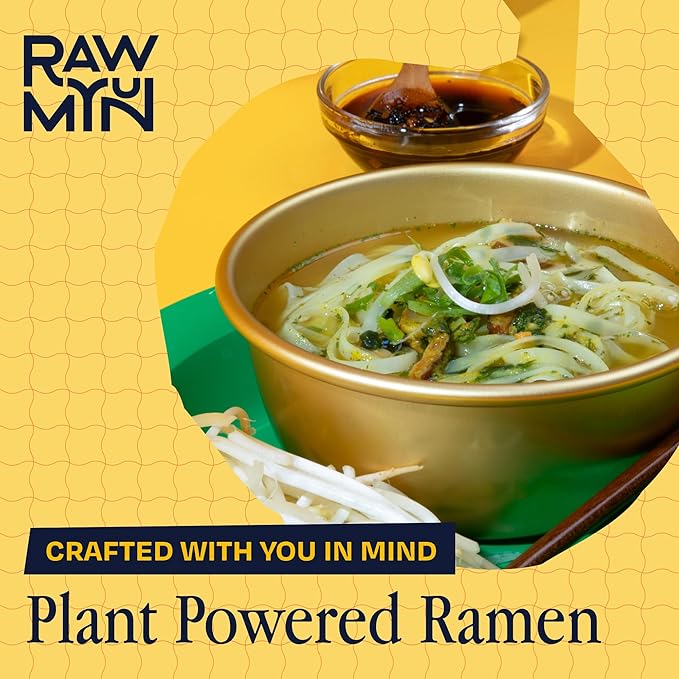 RAWMYUN Gluten Free Healthy Korean Ramen Vegan Superfood Clean Ingredients Plant-Based Cup Noodles made with Organic Rice Noodles Instant Soup | No MSG Non-GMO Real Ingredients (3 Gangnam Spicy x 3