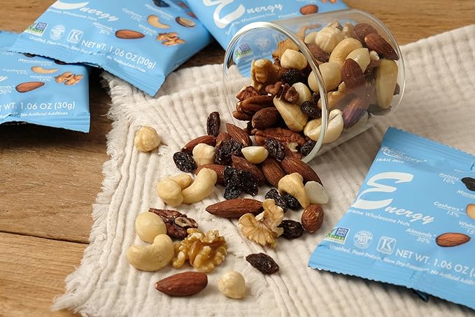 Daily Gourmet Nuts - Unsalted Mixed Nuts Snack Packs/Individually Wrapped Snacks/Nut Snacks/No Peanuts/Healthy Trail Mix Individual Packs/Deluxe Assorted Snacks