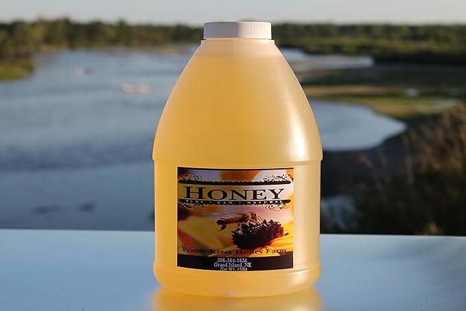 Raw Honey Pure Natural Nebraska Honey One 5lb Jug