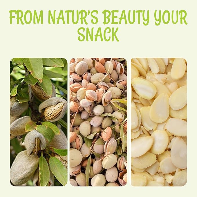 Oh! Nuts Almonds Blanched Sliced - Raw - 100% Natural - 2 LB - High-Protein Almonds - Packed in New York Zip-Seal Bag for Exceptional Freshness