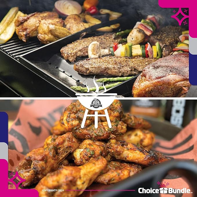 Pit Boss Cowboy Butter Premium Barbecue Mixed Seasoning Spice &amp Rub 4 pk Choice Bundle (28 oz) + Guide &amp Keychain Bottle Opener (6 Items)!