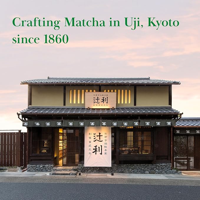 TSUJIRI Matcha - Uzu no Shiro (30g / 1.06oz) - Ceremonial Grade Matcha Powder - Authentic Japanese First Harvest Matcha Green Tea - Uji Kyoto Japan 1860