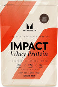 Myprotein Impact Whey Protein Powder 2.2 Lbs (32 Servings) Cookies &amp Cream 22g Protein &amp 5g BCAA Per Serving Protein Shake for Superior Performance Muscle Strength &amp Recovery Gluten F