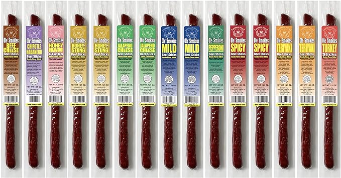 Buffalo Bills Assorted Hot &amp Mild Ole Smokies - 15 Wrapped Sticks Per Tub