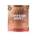 CAFFEINE ARMY Cappuccino | Functional Coffee with Collagen Peptides MCTs CoQ10 and Adaptogens: Clean Energy Supports Daily Attention No Jitters or Crash (7.8 oz 22 Servings)