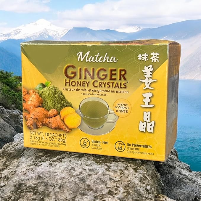 Tea Products (COMBO MATCHA HONEY GINGER TEA)