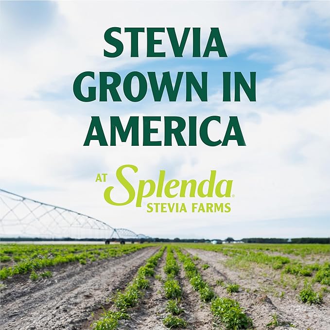 SPLENDA Stevia Zero Calorie Sweetener Plant Based Sugar Substitute Granulated Powder Single Serve Packets 1000 Count (Pack of 1)