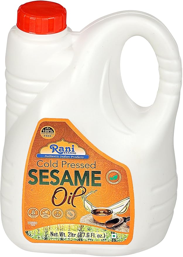 Rani Sesame Oil 67.6 Ounce (2 Liter) Cold Pressed | 100% Natural | NON-GMO | Kosher | Vegan | Gluten Free
