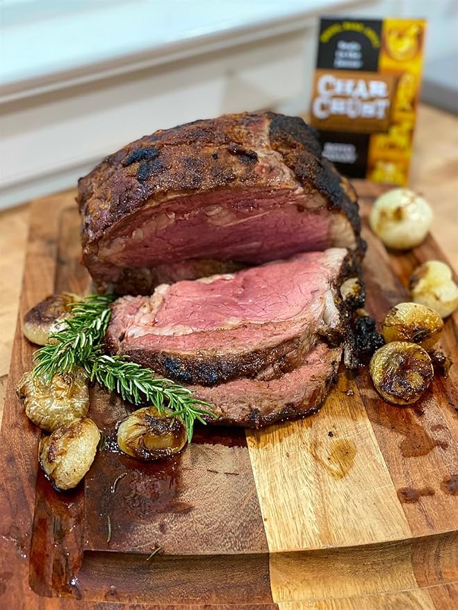 Char Crust Dry-Rub Seasonings Rotisserie Roast | All-in-one seasonings | Perfect for Chicken Prime Rib Roasts Potatoes | Signature Crust that Seals in the Juices 22 Ounce Chef Shaker Jar (Pack of