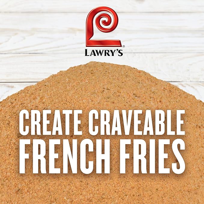 Lawrys Original French Fry Seasoning 16 oz (Pack of 6) - Six 16 Ounce Containers of French Fry Seasoning Powder with Premium Blend of Spices Best on Fries Potatoes Vegetables and More