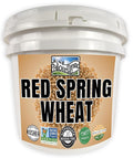 Palouse Brand Certified Glyphosate Residue Free Hard Red Spring Wheat Berries | 25 LBS | Emergency Food Storage Bucket | Non-GMO | Grown on Our Family Farm | Bulk