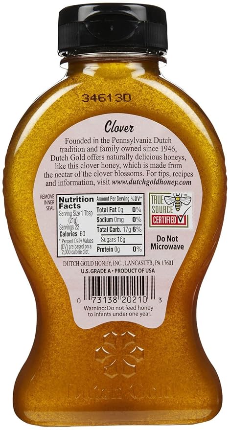 Dutch Gold Honey Clover Honey 16 oz