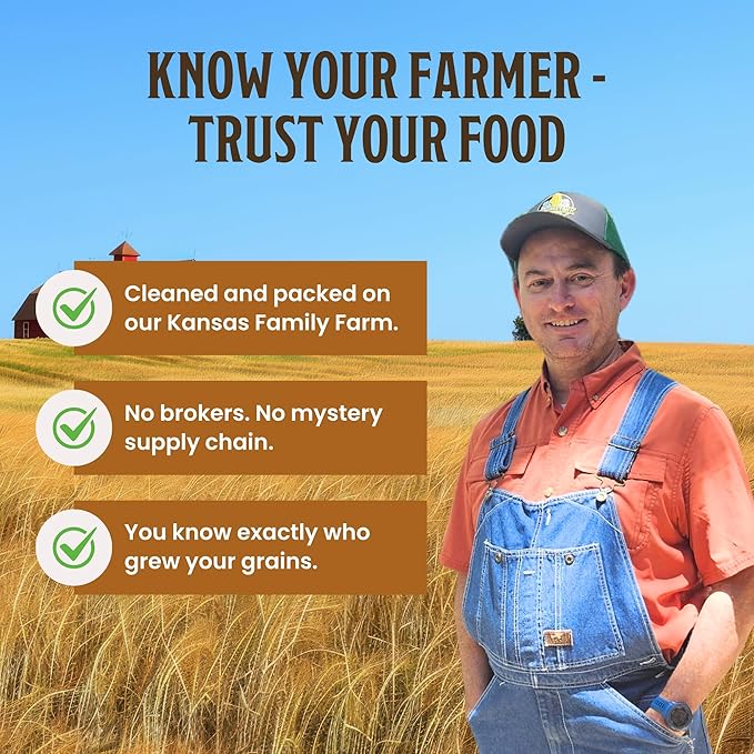 Farmer Bob's Organic Steel Cut Oat Groats - USDA Organic Non-GMO Gluten Free - Whole Grain US Grown Hearty and Wholesome - Farmer Direct Quality 5lb Resealable Bag