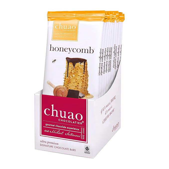 Chuao Chocolatier Potato Chip Milk Chocolate Bars | Gourmet No Preservatives | For Gift Baskets Christmas Birthday Thank You Care Package | 12 Ct