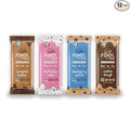 FEEL Kids Protein Bars Minis | Variety Pack | 10g Plant Protein | 100 Calories | No Added Sugar | Daily Veggies | Gluten Free No Nuts No Soy No Dairy No Grains (Pack of 12)
