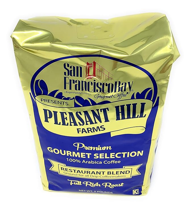 Pleasant Hill Farms Premium Selection Ground Coffee Bland 5 lb. Bag