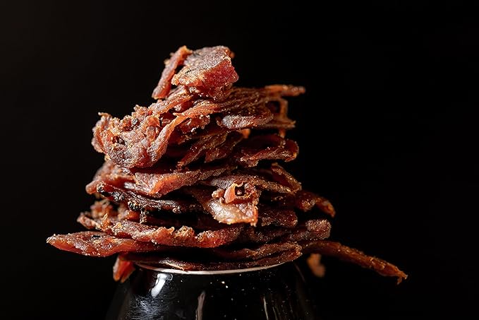 Perky Jerky Sweet and Snappy Turkey Jerky 14oz - Low Sodium - 10g Protein per Serving - Low Fat - 100% U.S. Sourced - Tender Texture and Bold Flavor