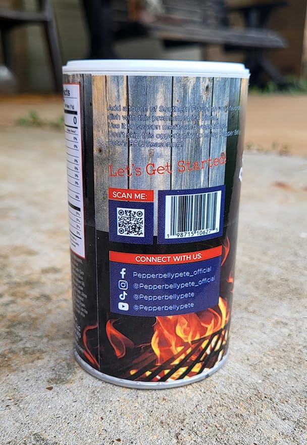 PEPPER BELLY PETE'S BBQ SEASONING 8 OZ - 2 pack