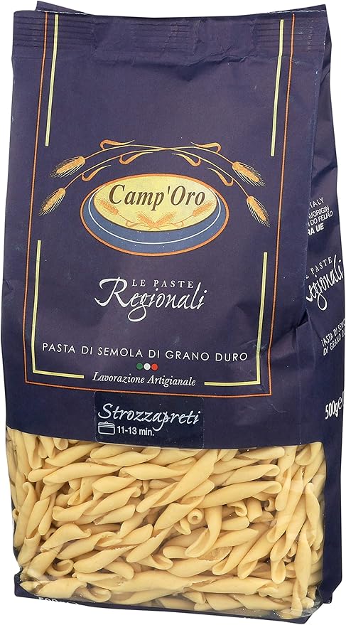 Camp'Oro Le Regionali Italian Pasta Strozzapreti 17.6 oz (Pack of 4) 4 lb