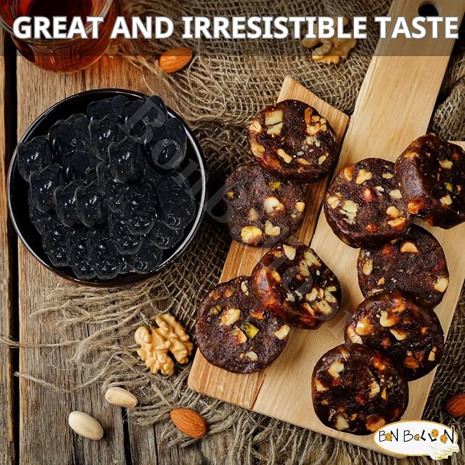 Ajwa Madina Brilliant Saudi Dates Palm Palms Dates Natural Pure Sweet Taste compressed Semi Dry Halal Gmo Free Tamar Tamr Tamaar Fresh Arabia Ramadan Halal (1 Pack = 17.64 oz / 500 gm) عجوة المدينة