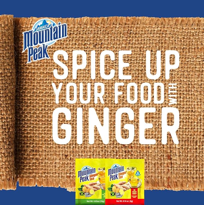 Jamaica Mountain Peak Original Ginger Tea Sweetened1.98 Ounce (Pack of 3)