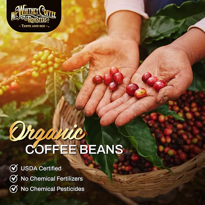 Mt. Whitney Guatemala Adiesto Cooperative Organic Low Acid - Whole Bean Coffee (Whole 5 lb)