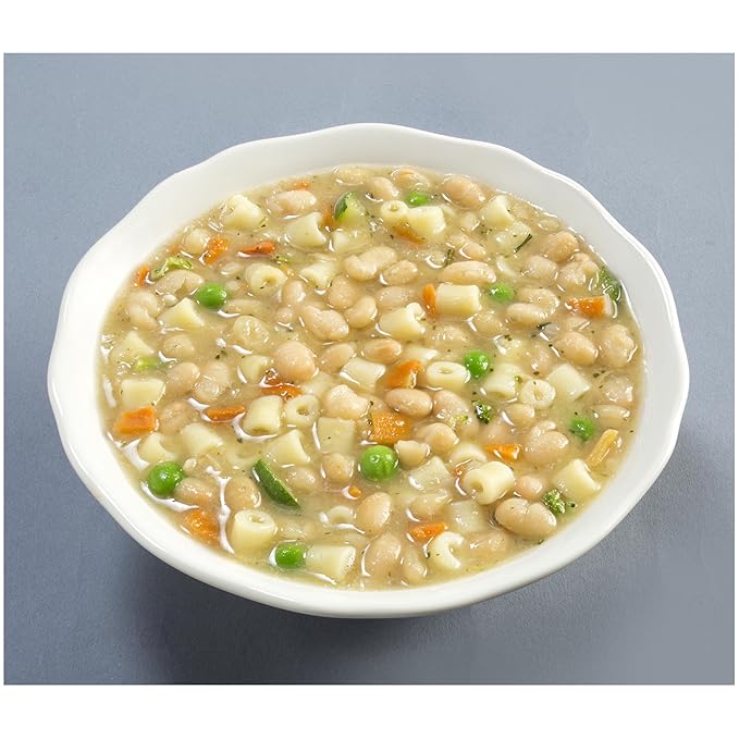 Alessi Autentico Premium Soups Traditional Flavors 6oz (Tuscan White Bean Pack of 6)