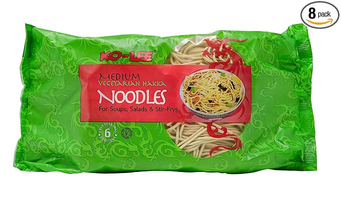 Ko-lee Eggless Hakka Noodles 375 g (Pack of 8)